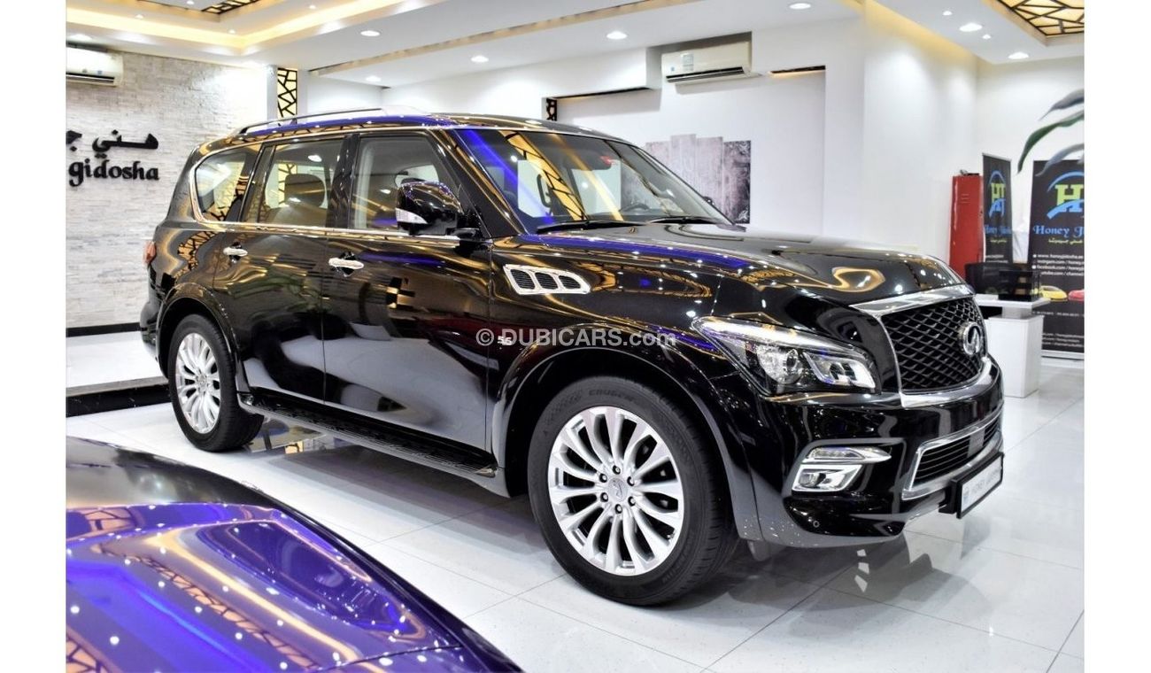 إنفينيتي QX80 EXCELLENT DEAL for our Infiniti QX80 ( 2017 Model ) in Black Color GCC Specs