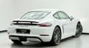 Porsche 718 Cayman GTS 2.5L 2018 Porsche 718 Cayman GTS, 1 Year Warranty, Porsche Service History, Sport Chrono Package
