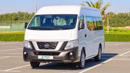 Nissan NV350 Urvan High Roof / 13 Executive Seats / 2.5 Petrol M/T / GCC / Like New Condition / Book Now