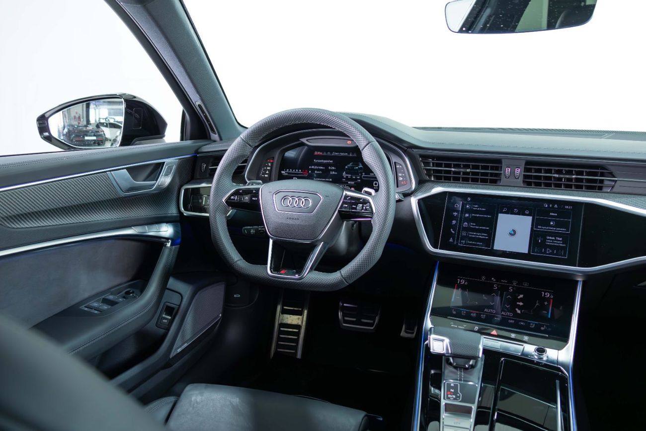 Audi RS6 Special Order-Premium Metallic Paint-Black on Black-Fastest Exclusive Estate