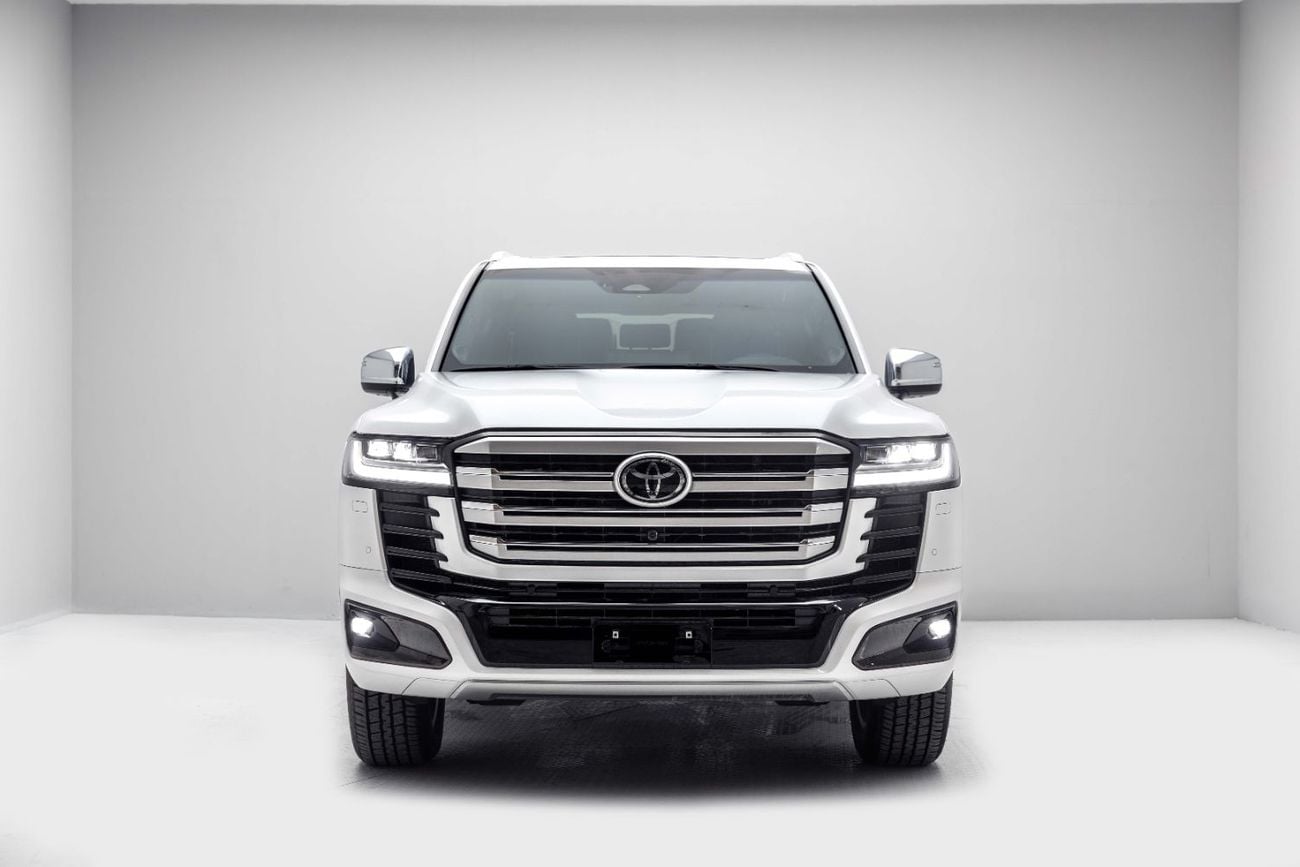 Toyota Land Cruiser VXR 3.5L - Platinum White Pearl Inside Red | Export Only