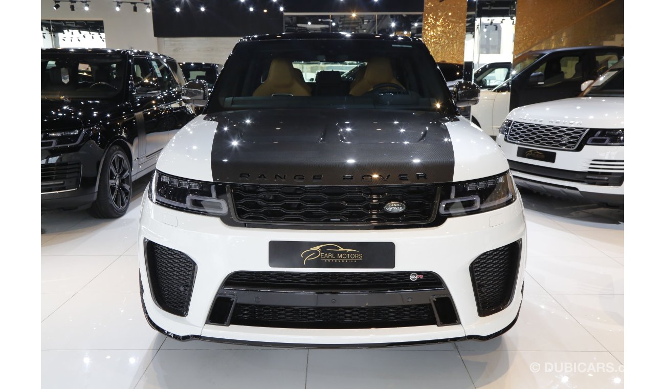 لاند روفر رانج روفر سبورت أس في آر [WARRANTY AND SERVICE TILL SEP 2024 FROM DEALER] RANGE ROVER SPORT SVR CARBON FIBER PACKAGE !!!