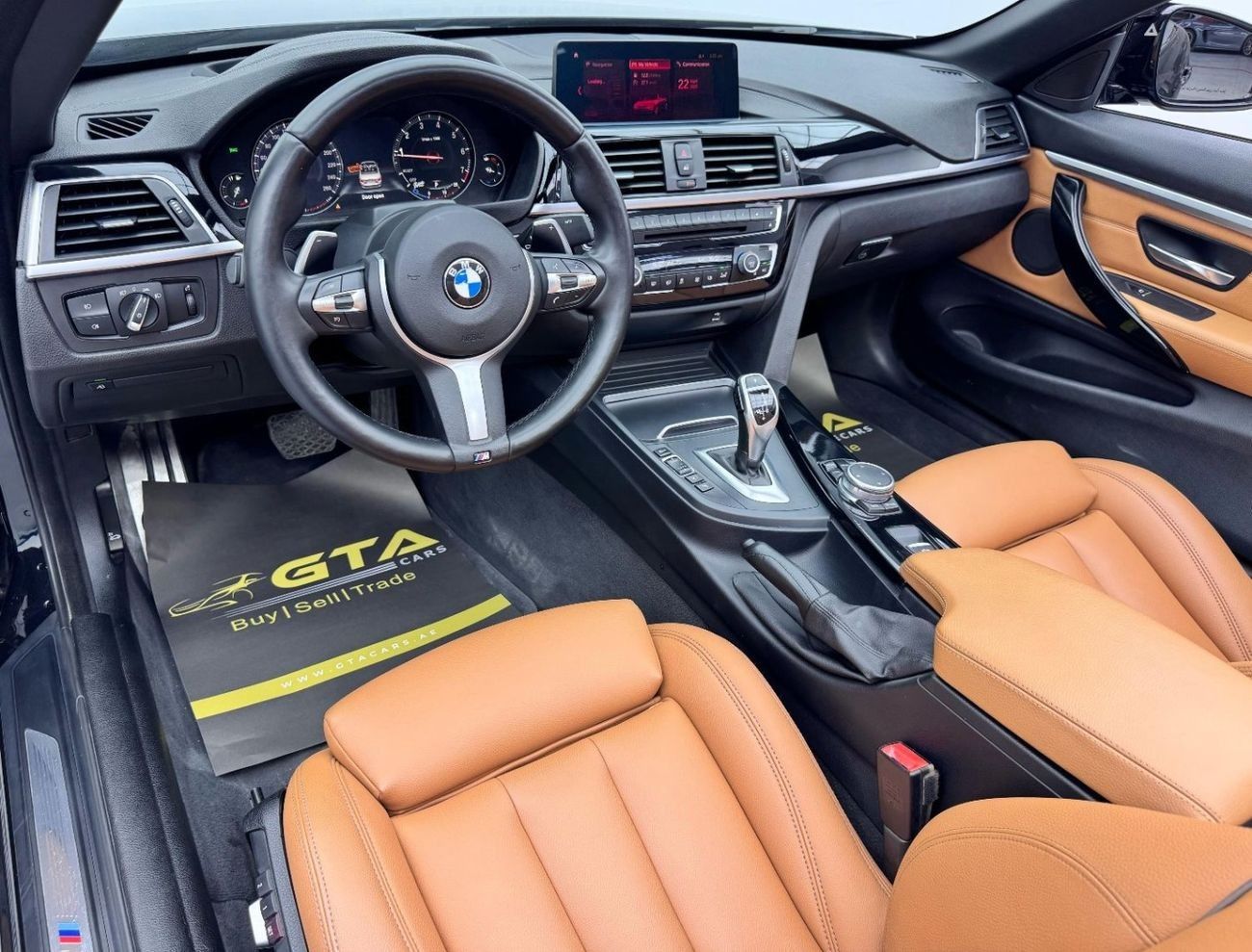 BMW 430i M Sport 2.0L 2019 BMW 430i M-Sport Convertible, Warranty, Full BMW Service History, GCC