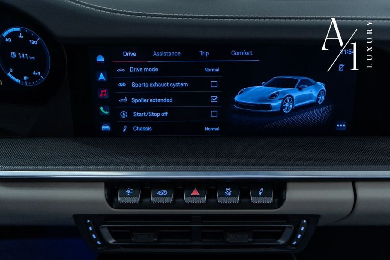 بورش 911 Carrera 4S 3.0L (380 HP) Convertible 2022 Porsche 911 Carrera 4S Cabriolet, Warranty, Full Porsche S