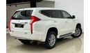 Mitsubishi Montero 2016 Mitsubishi Montero Sport, Mitsubishi Service History, One Year Warranty, GCC