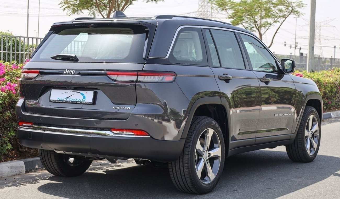 Jeep Grand Cherokee Limited Plus Luxury V6 3.6L 4X4 , 2023 GCC , 0Km , 3 Years or 60K Km Warranty @Official Dealer