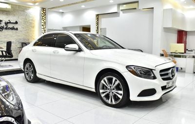 مرسيدس بنز C 300 EXCELLENT DEAL for our Mercedes Benz C300 4Matic ( 2018 Model ) in White Color American Specs