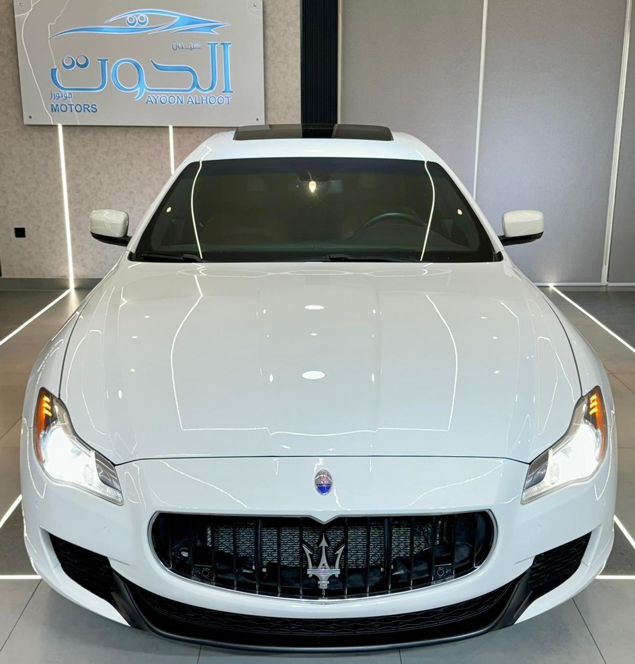 مازيراتي كواتروبورتي S Q4 3.0L (530 HP) SPECIAL MASERATI QUATTROPORTE S V6 ENGINE || GCC SPECS || ACCIDENT FREE || TOP OF