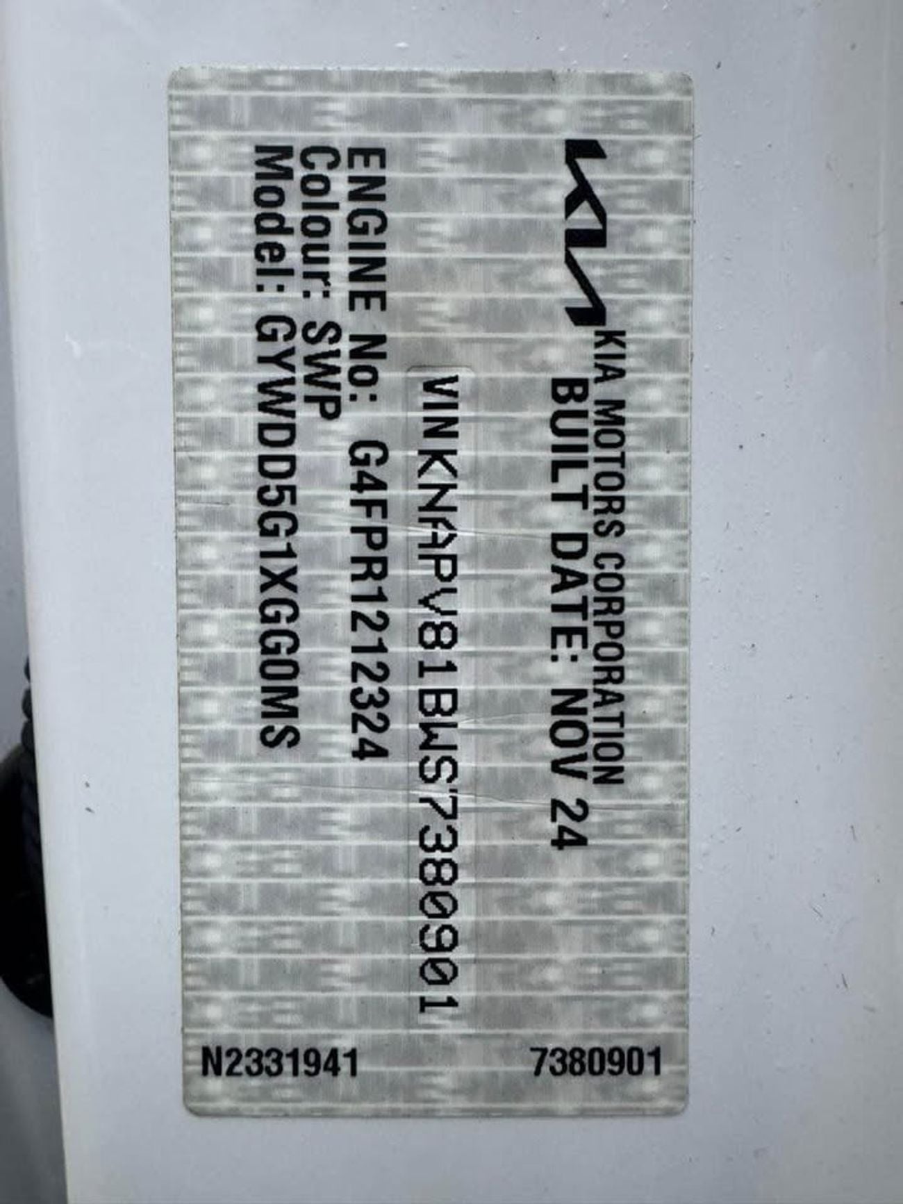 Kia Sportage SX 2.0L