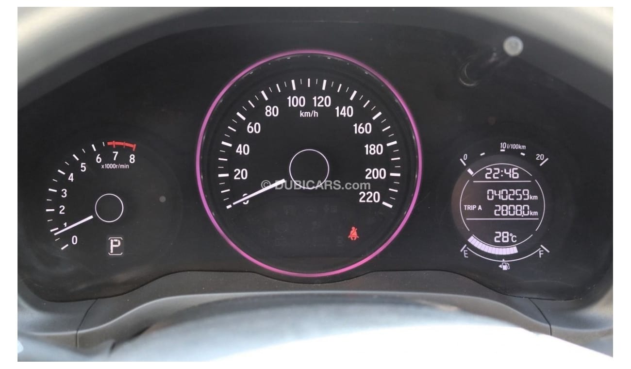 هوندا HRV EX خالية من الحوادث - خليجي - رقم 2 - صبغة وكالة - مكينة 1800 سي سي  - بحالة الوكالة من الداخل والخا