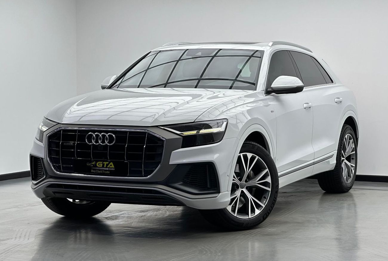 Audi Q8 55 TFSI quattro S-Line 3.0L (340 HP) 2020 Audi Q8 S-Line 55TFSI Quattro, Warranty, 2027 Audi Service