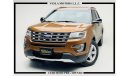 Ford Explorer XLT SPORT!! + LEATHER SEATS + 4WD + NAVIGATION / GCC / 2017 / UNLIMITED MILEAGE WARRANTY / 1,474DHS