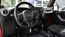 جيب رانجلر EXCELLENT DEAL for our Jeep Wrangler Sahara ( 2014 Model ) in Red Color GCC Specs