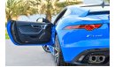 جاغوار F-Type SVR 5.0L V8 | BRAND NEW | 6,639  P.M | 0% Downpayment | Full Option | Exceptional Condition