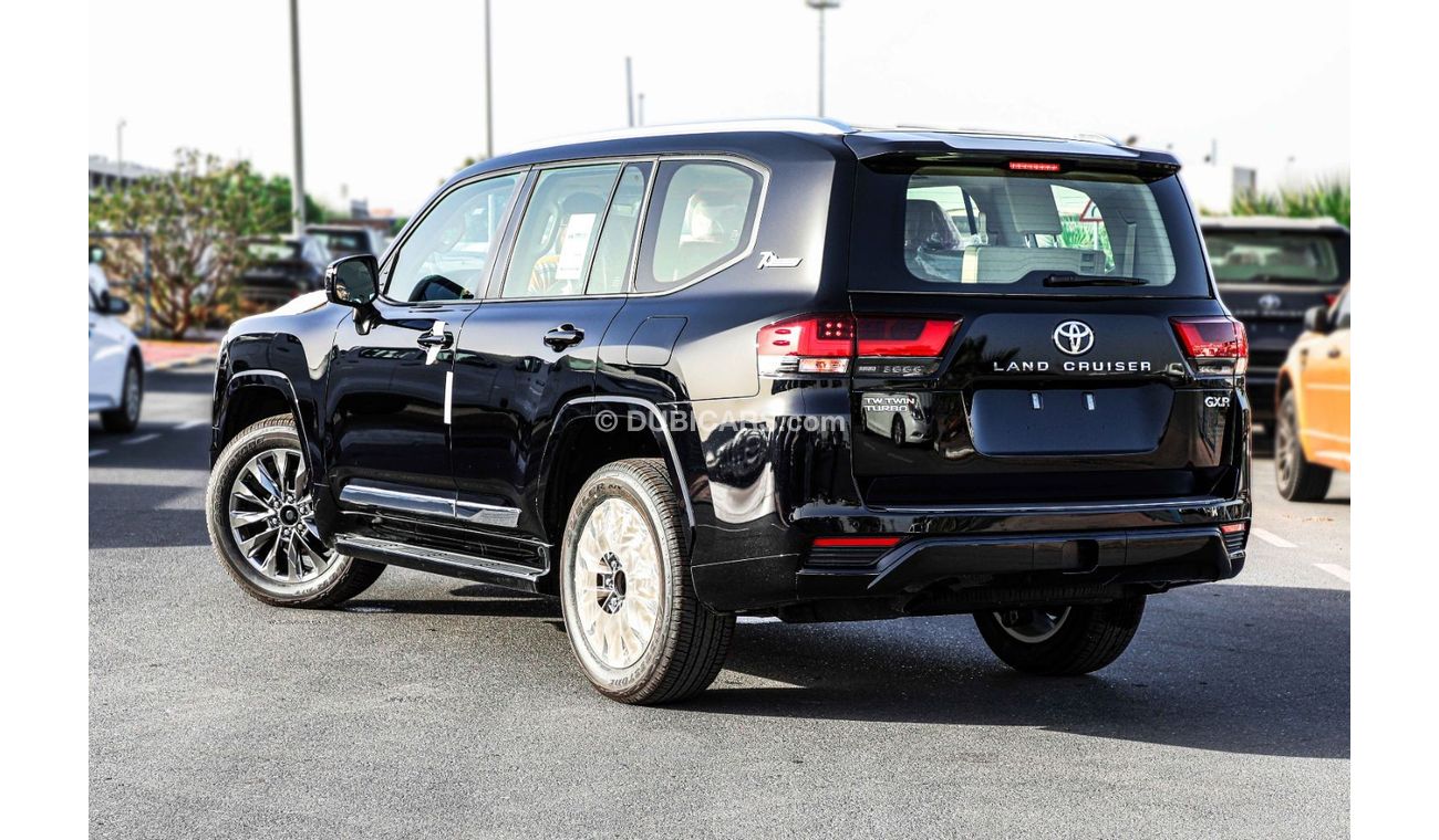 Toyota Land Cruiser 2022 Toyota LC300 3.3 Twin Turbo GXR 20" Alloy Diesel AT - Black inside beige