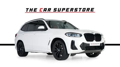 بي أم دبليو X3 XDRIVE 30i M SPORT مالك واحد - ضمان وعقد خدمة BMW حتى سبتمبر 2028 - لون أبيض لؤلؤي