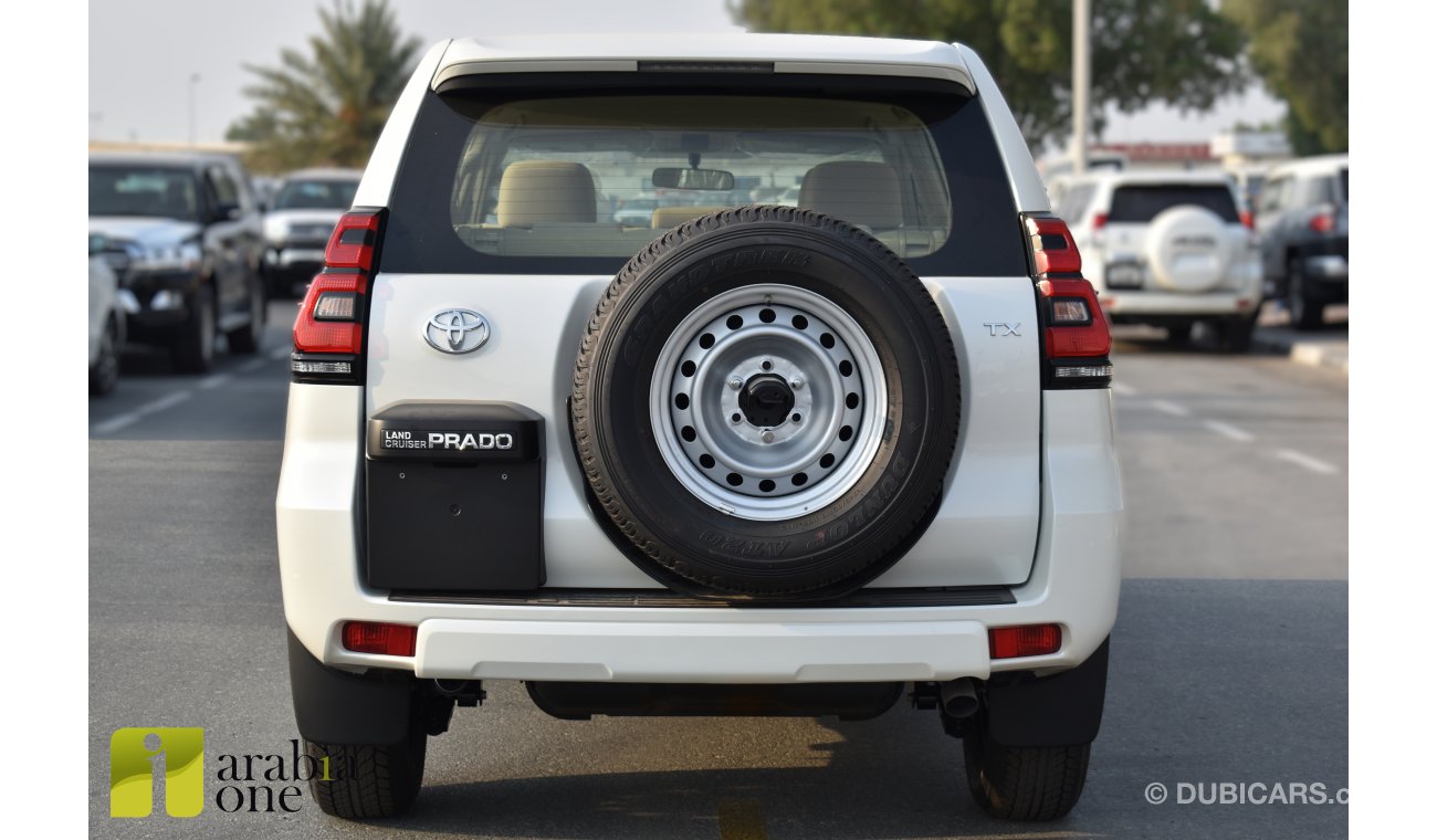 تويوتا برادو - TX - 2.7L - STANDARD OPTION with FABRIC SEATS (SPARE BACK DOOR)