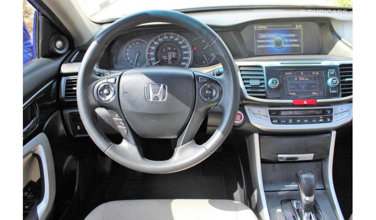 هوندا أكورد كوبيه 2015 COUPE/ 2.4/ GCC/ FULL HONDA SERVICE HISTORY / 1 YEAR WARRANTY