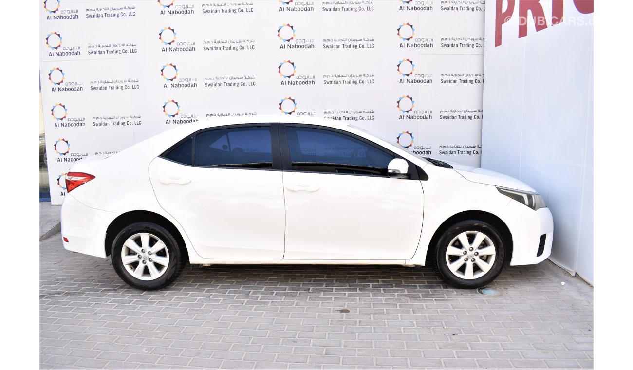 Toyota Corolla 2.0L SE 2015 MODEL GCC SPECS