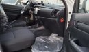 Toyota Hilux double cabin 2.4 Diesel ,,,4X4,,, white color Black interior 2024 Basic option ( for local registrat