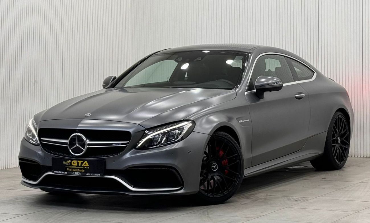 Mercedes-Benz C 63S AMG 2018 Mercedes Benz C63s AMG Coupe, Warranty, Full Service History, Full Options, Low Kms, GCC