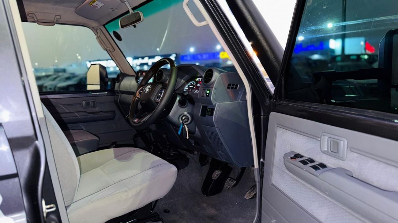 Toyota Land Cruiser 70 2022 | 4.5 DIESEL ENGINE | MT | RHD | DOUBLE CABIN | GTK 4X4 SPORTS BAR WITH BASKET | REAR DUAL TIRE