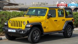 Jeep Wrangler Unlimited Sport Plus V6 3.6L , GCC , 2021 , 0Km , W/3 Yrs or 60K Km WNTY @Official Dealer