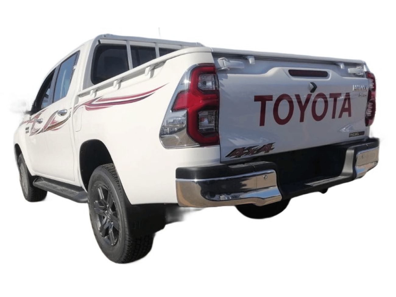 Toyota Hilux ECT0121 - 2025 Toyota Hilux Double Cab GLX Full Options - 2.4L Diesel Auto - White - (Push Start, Ch