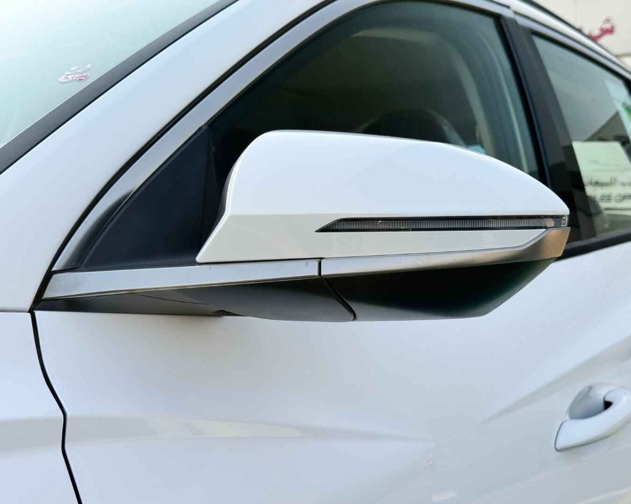 هيونداي توسون HYUNDAI TUCSON 1.6T - 2027 MODEL - GCC SPECS - WHITE COLOR