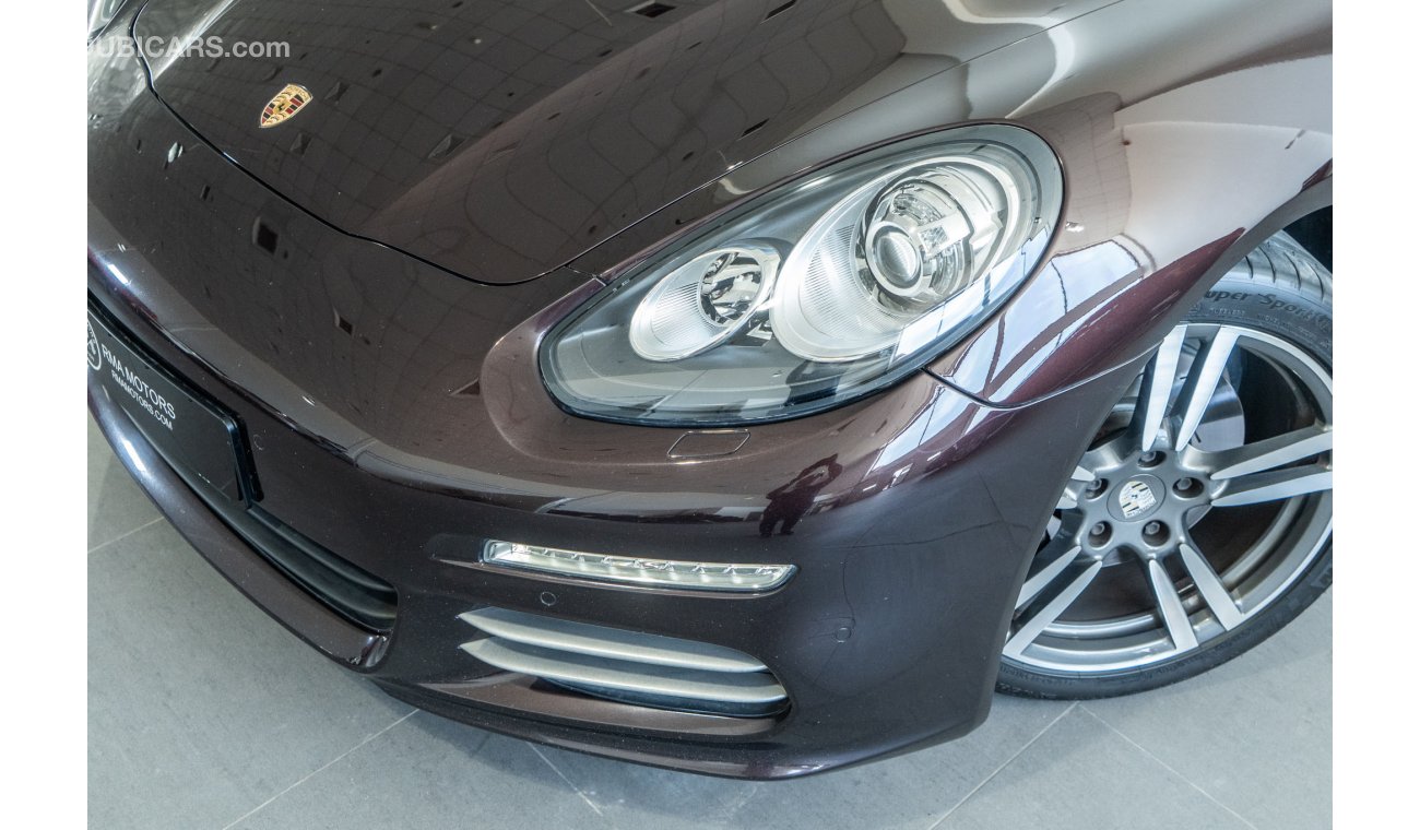 بورش باناميرا ٤ أس 2014 Porsche Panamera 4 / Porsche Warranty / Sports Chrono / Turbo Wheels