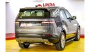Land Rover Discovery Land Rover Discovery 2019 GCC under Agency Warranty with Zero Down-Payment.