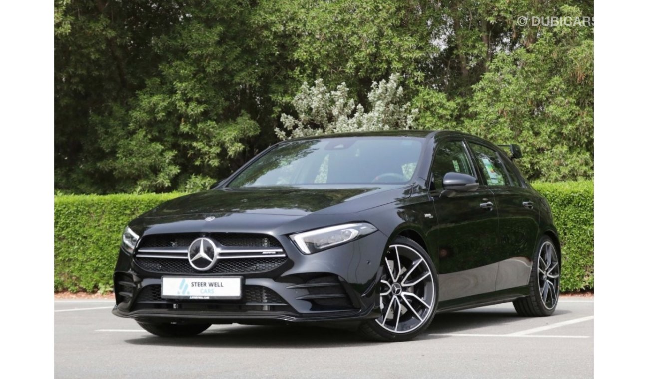 مرسيدس بنز A 35 AMG 2021 | A 35 - WITH AERODYNAMIC KIT - 2 YEARS WARRANTY AND GCC SPECS | EXCLUSIVE OF VAT