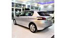 بيجو 308 SUPER NEAT & LOW MILEAGE Peugeot 308 Hatchback 2015 Model!! in Silver Color! GCC Specs