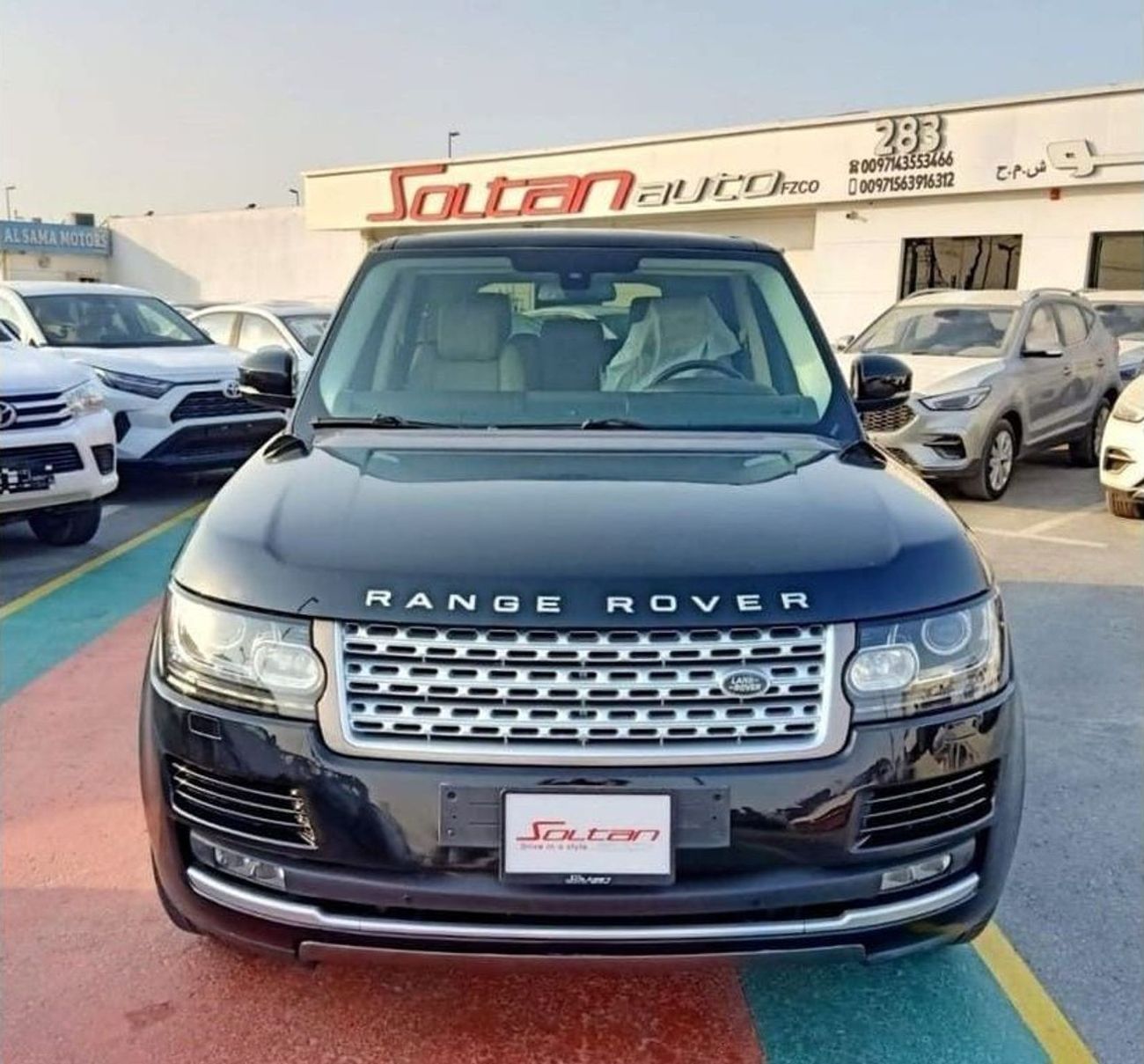 Land Rover Range Rover Autobiography 5.0 L A/T 2015 MODEL BLACK COLOR USED AS SEEN