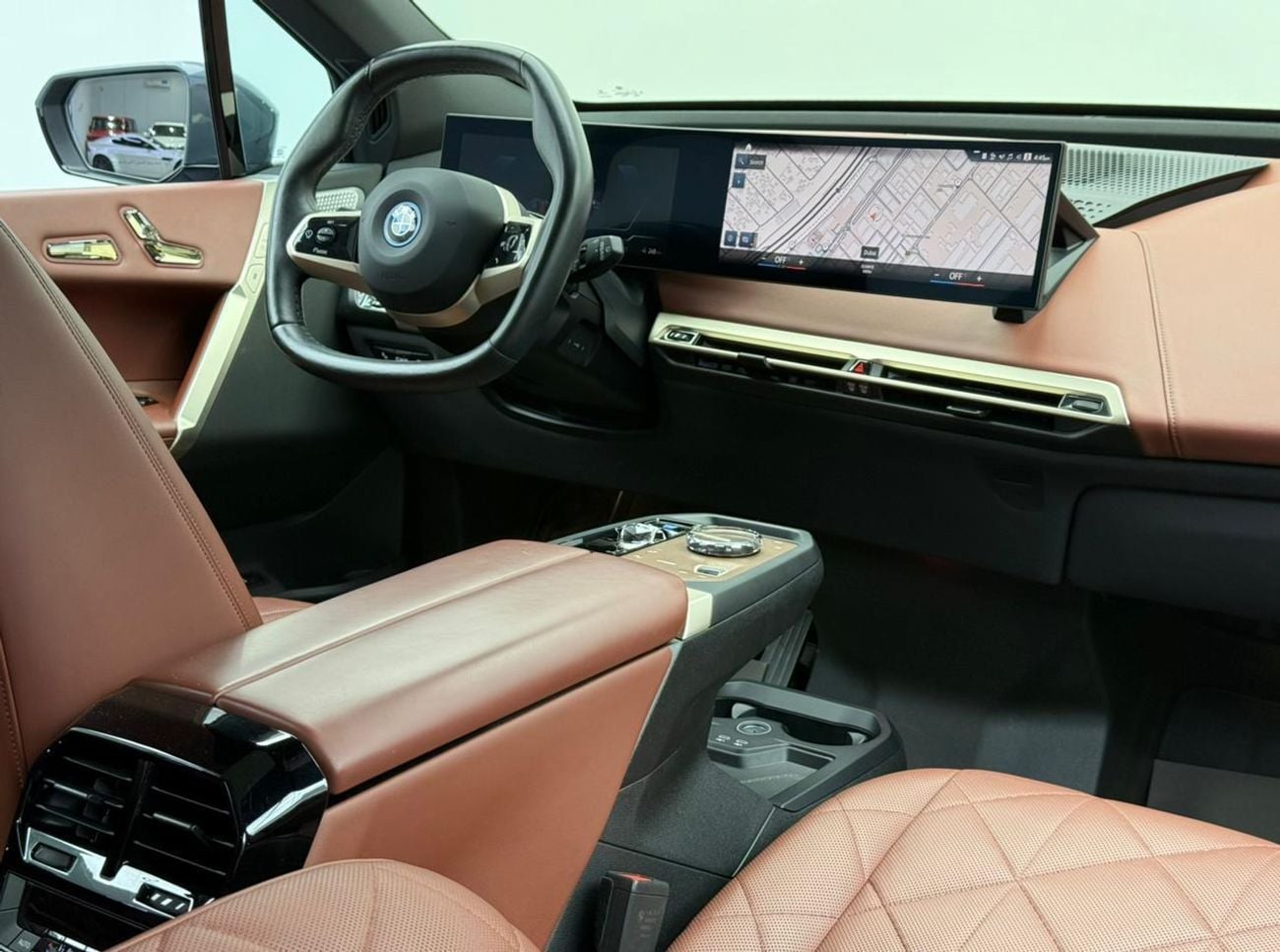 بي أم دبليو iX xDrive40 2023 BMW iX xDrive40, 2027 BMW Warranty, 2028 BMW Service Pack, Low Km, Fully Loaded, GCC