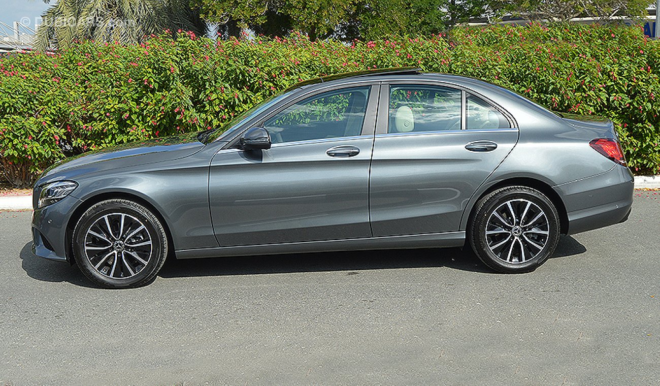 مرسيدس بنز C200 2020 AMG, GCC, 0km w/ 2Yrs Unlimited Mileage Warranty + 3Yrs Service @ EMC