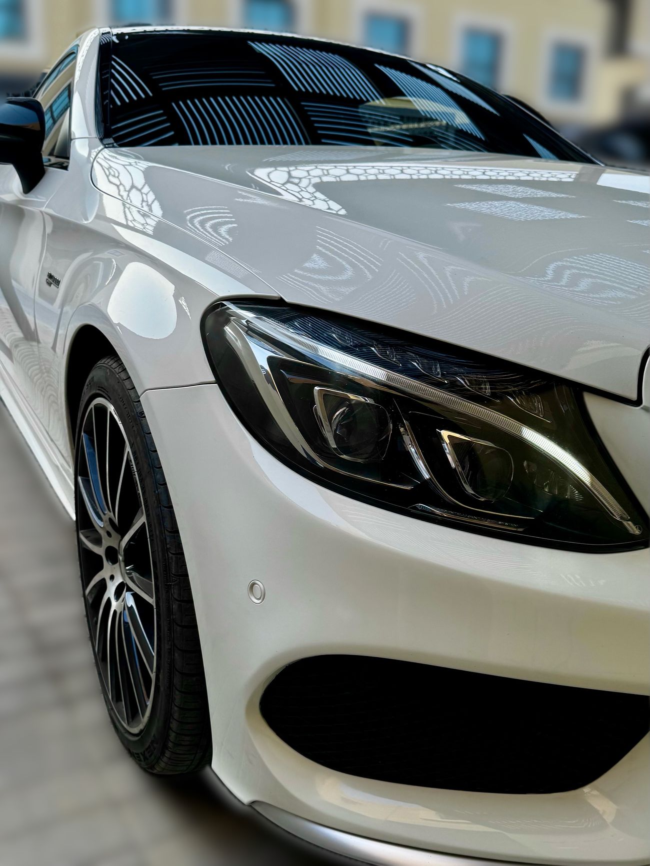 Mercedes-Benz C 43 AMG 3.0L V6 Bi-Turbo GCC , Accident free, Mint, Dealer Service History, in perfect condition