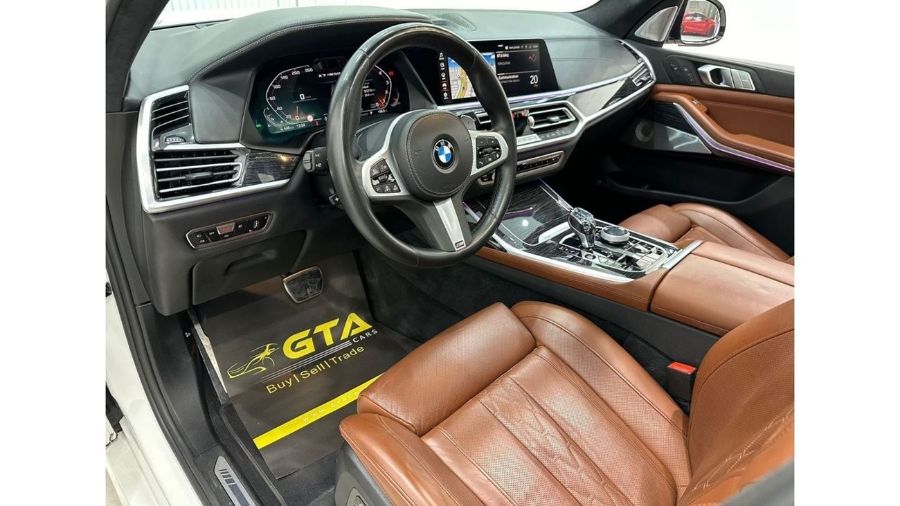 BMW X7 M50i 2022 BMW X7 xDrive50i M-Sport, Dec 2027 BMW Warranty + Service Pack, Full Options, Low Kms, GCC