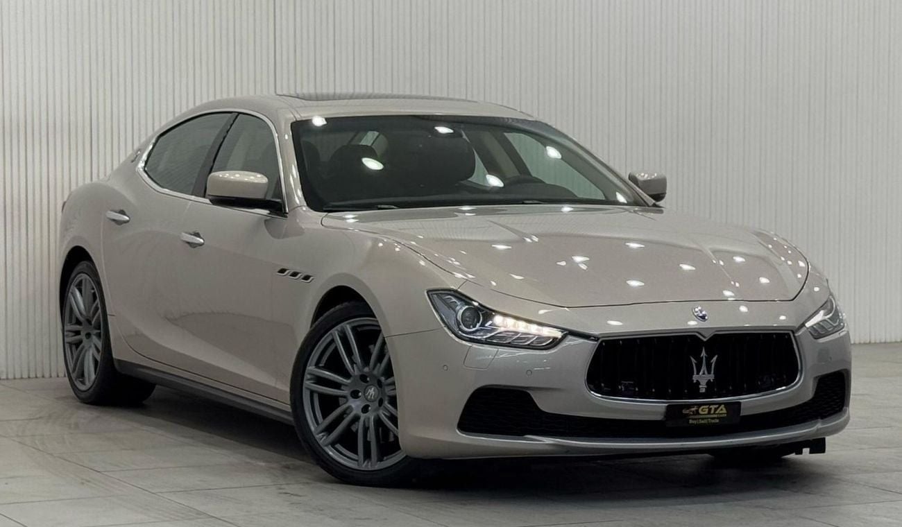 مازيراتي جيبلي S Q4 3.0L (410 HP) 2016 Maserati Ghibli S Q4, Full Service History, Carbon Fiber Package, Excellent