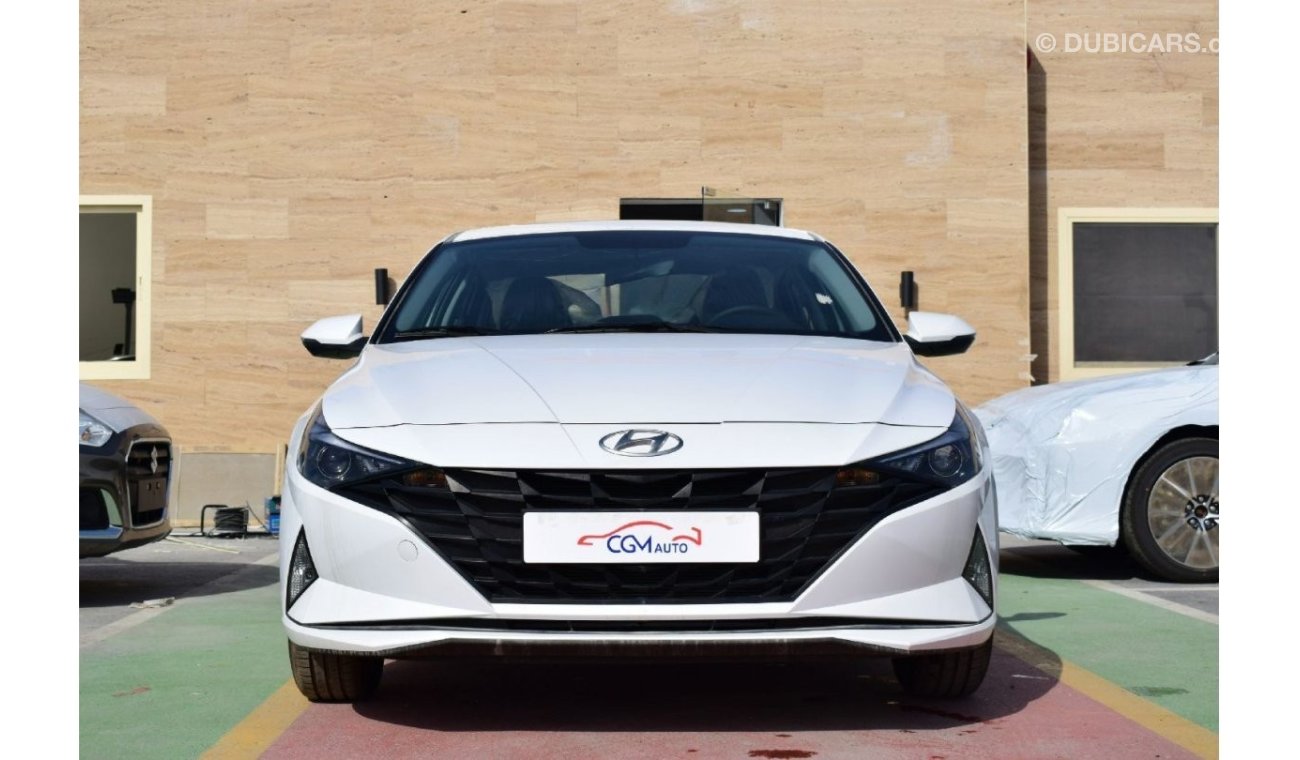 Hyundai Elantra - 1.6L (2023) 1,300 AED (0) Zero Down Payment  with DVD , Alloy Wheels and Sunroof