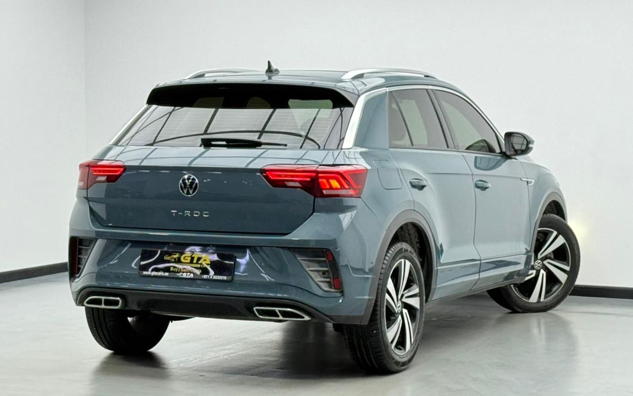 Volkswagen T ROC R-line 1.4L 2023 Volkswagen T-Roc R-Line, Warranty, Full Volkswagen Service History, Low Km, GCC