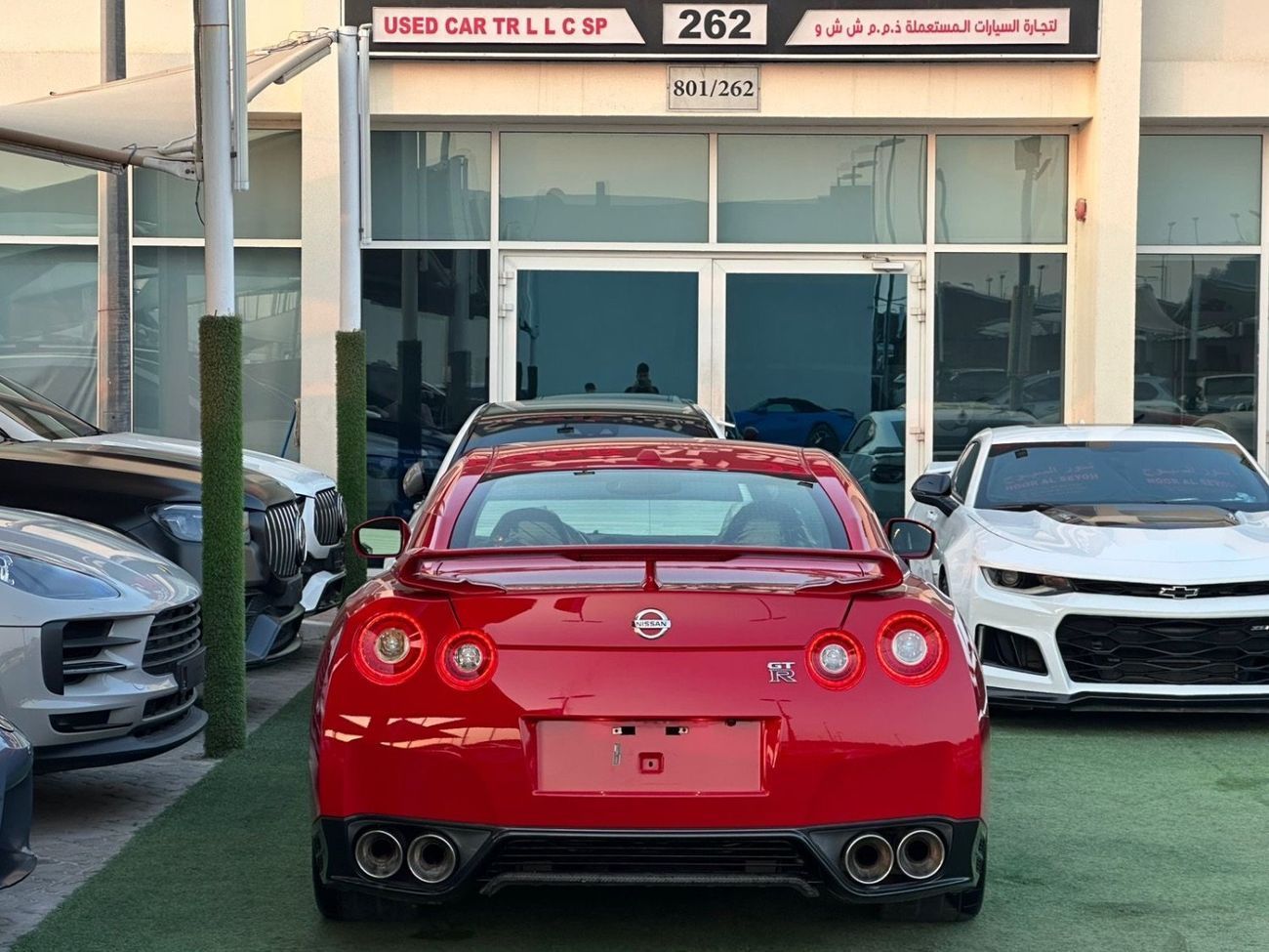نيسان جي تي ار BLACK EDITION نیسان جي تي ار بريميوم 2015  كلين تايتل بدون حوادث صبغ وكالة بحالة الوكالة لون مميز ( 