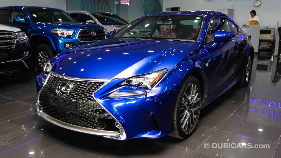 Lexus RC 200 t Fsport (Right Hand Drive) for sale. Blue, 2016