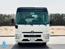 Toyota Coaster 23-Seater Bus 4.0L Diesel RWD GCC Specs Full Option White