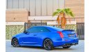 Cadillac ATS -V | 1,939 P.M | 0% Downpayment | Full Option | Spectacular Condition!