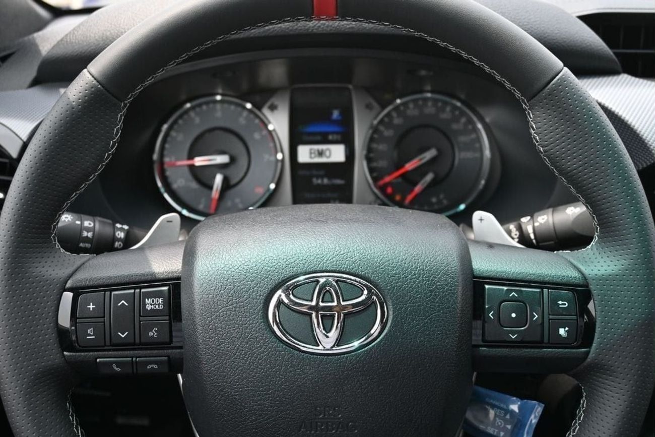 تويوتا هيلوكس GR Sport 2.8L Toyota Hilux GR-Sport 2.8L Diesel 4WD Pickup, Model 2024, Color White (Export Price)
