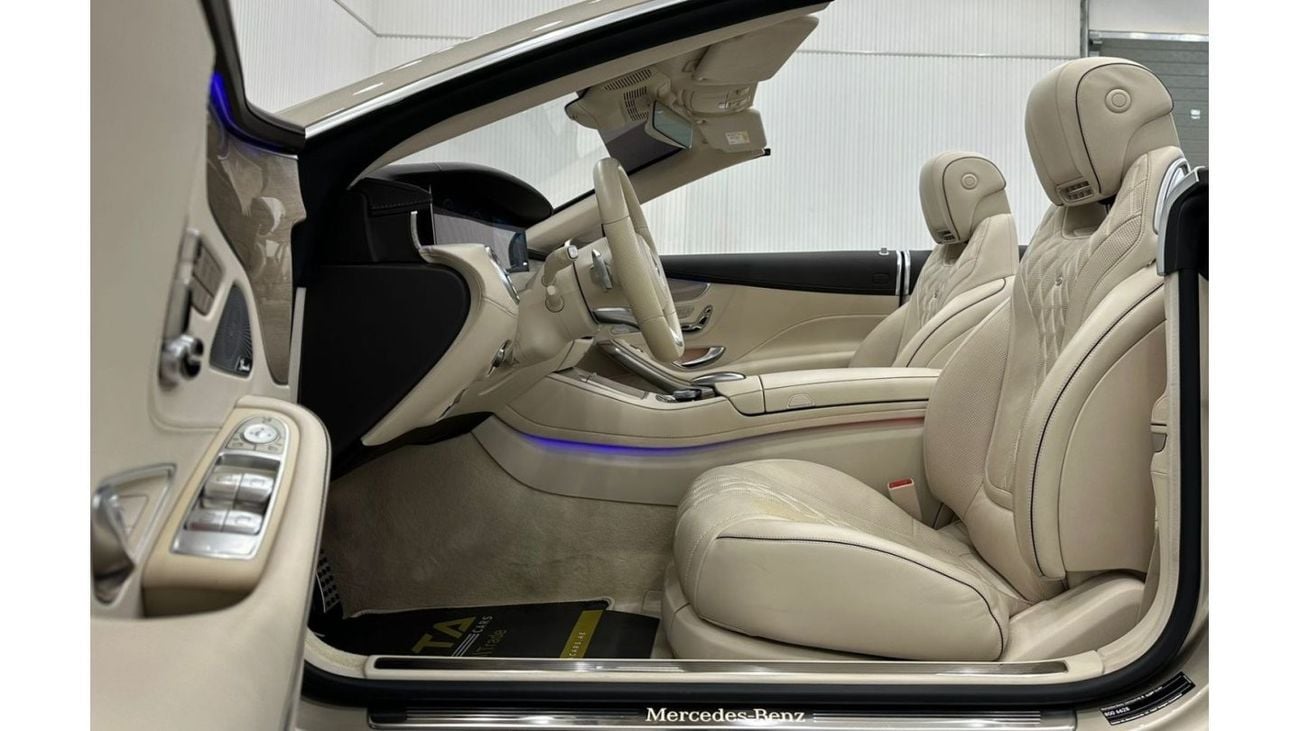 Mercedes-Benz S 560 Std 2019 Mercedes S560 Cabriolet Exclusive Edition,2024 Gargash Warranty + 2025 Gargash Service Cont