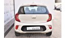 Kia Picanto AED 840 PM | 1.2L LX HB GCC DEALER WARRANTY