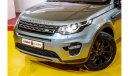Land Rover Discovery Sport RESERVED ||| Land Rover Discovery Sport SE Si4 (Special Order) 2016 GCC under Agency Warranty with F