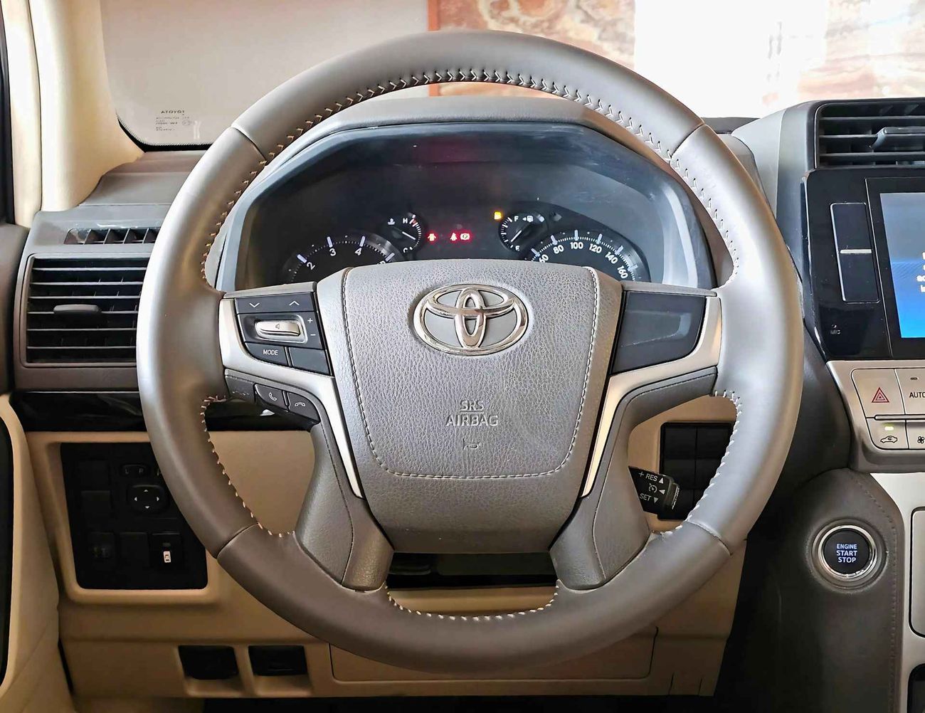 Toyota Prado GXR/ 4.0 V6 / SUNROOF / DVD / FULL OPTION / BACK TYRE / GCC / EXPORT ONLY / LOT#38740